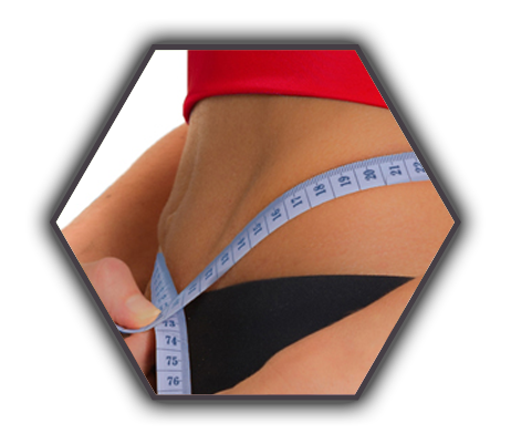 weight loss results tape measure